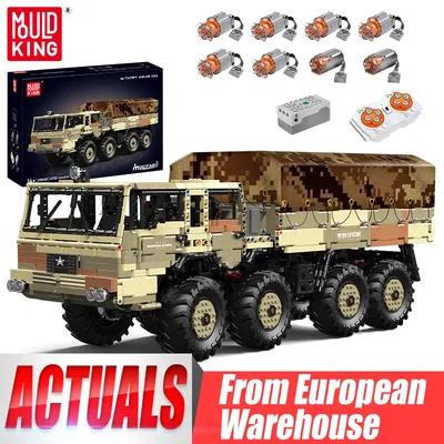 Schimmel König technische Auto Baustein die App & RC motorisierte Kolos 8 x8 Geländewagen Ziegel Spielzeug Kinder Weihnachts geschenk Image