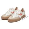Sneaker FLAMINGOS LIFE "BURELA BOLD", Gr. 40, orange (papaya), Synthetik, Textil, sportlich, Schuhe, veganer Sneaker, Obermaterial aus 70% Maisresten