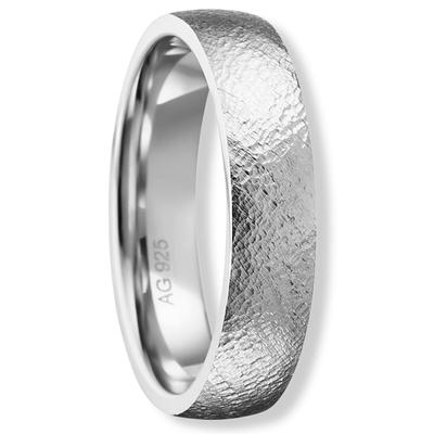 Silberring ONE ELEMENT "Freundschaft Partner Ring aus 925 Silber" Gr. 62, silber, Fingerringe, Damen, 62, Silber 925 (Sterlingsilber), Damen Silber Schmuck Freundschaft / Partner Image