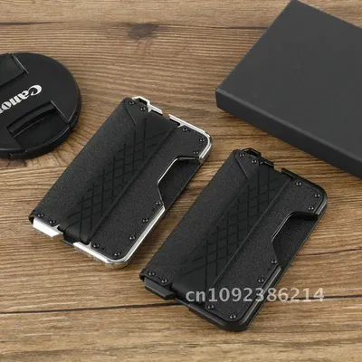 New leather RFID aluminum alloy opener holder multi-function with outdoor bottle metal card