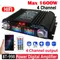 1600W Peak HiFi Sound Amplifier FM USB Remote Control Bluetooth Karaoke Player 4 Channel HiFi Stereo AMP Audio Amplifier