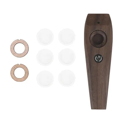 M MBAT Wooden Kazoo Lightweight Portable For Beginner Flute Instrument Music Lovers Woodwind Simple