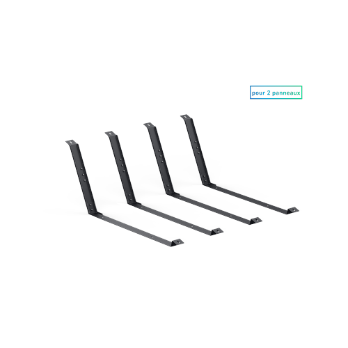 Support pour toit plat et jardin 2 paires