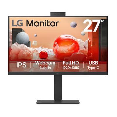 LG 27'' 16:9 IPS FHD Monitor with Webcam, Microphone & UBC-C 27BA850-B