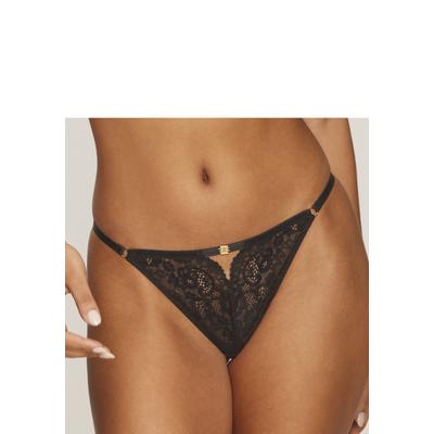 String JETTE, Damen, Gr. 40/42, schwarz, Microtouch, Obermaterial: 90% Polyamid, 10% Elasthan, figurbetont, Unterhosen, 