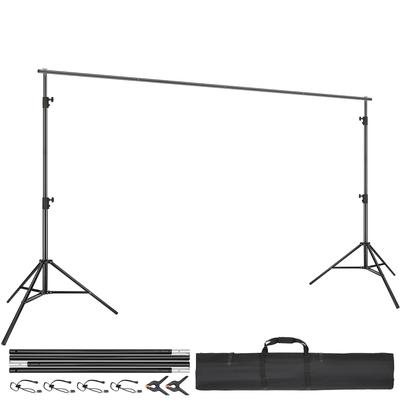 Heavy Duty Backdrop Stand, Height Adjustable Photography Backdrop Stand, Background Support System