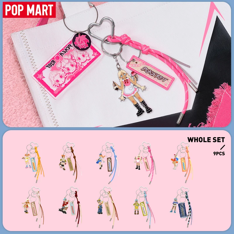 POP MART Peach Riot Rush Hour Series-Pendant Blind Box Mystery Box 1PC/9PCS POPMART Blind Box Image