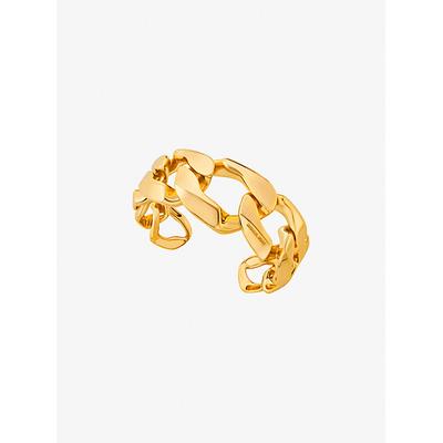 Michael Kors Precious-Metal Plated Brass Curb-Chain Cuff