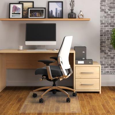 Floortex Advantagemat Vinyl Rectangular Chair Mat For Hard Floors, 30
