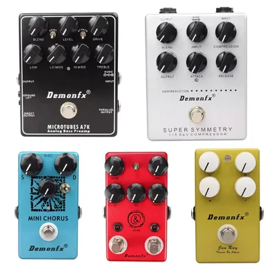 New Demonfx, A7K GAN JAY MINI CHORUS AT-DS Demonfx-Analog Bass Preamp, Bass Effect Pedal, Overdrive Preamp, Compression