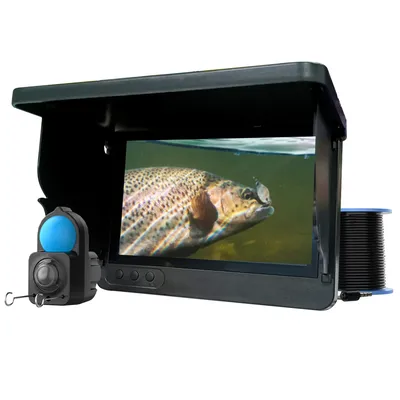 GUANMOU Underwater Camera 1080p 7 inch lcd Endoscope camera Waterproof 1000TVL Fishing Camera 12pcs