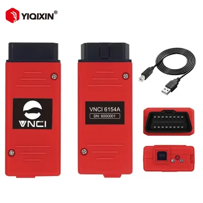 VNCI 6154 6154A V9.10 Support CAN FD DoIP Protocol Original Driver Cover SVCI 6154 VAS6154 DOIP For