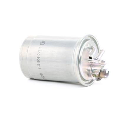 BOSCH Kraftstofffilter VW,AUDI,FORD 0 450 906 267 1022920,1H0127401C,191127401M Leitungsfilter,Spritfilter 2TA127401,95VW9150BB,191127401E,191127401J Image