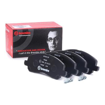 BREMBO Bremsbelagsatz FIAT,HYUNDAI,PEUGEOT P 54 030 05191244AA,MZ690568,5191244AA 4383950,4605B163,MN102618,MZ690588,00K68020494AC,068035576AA Image