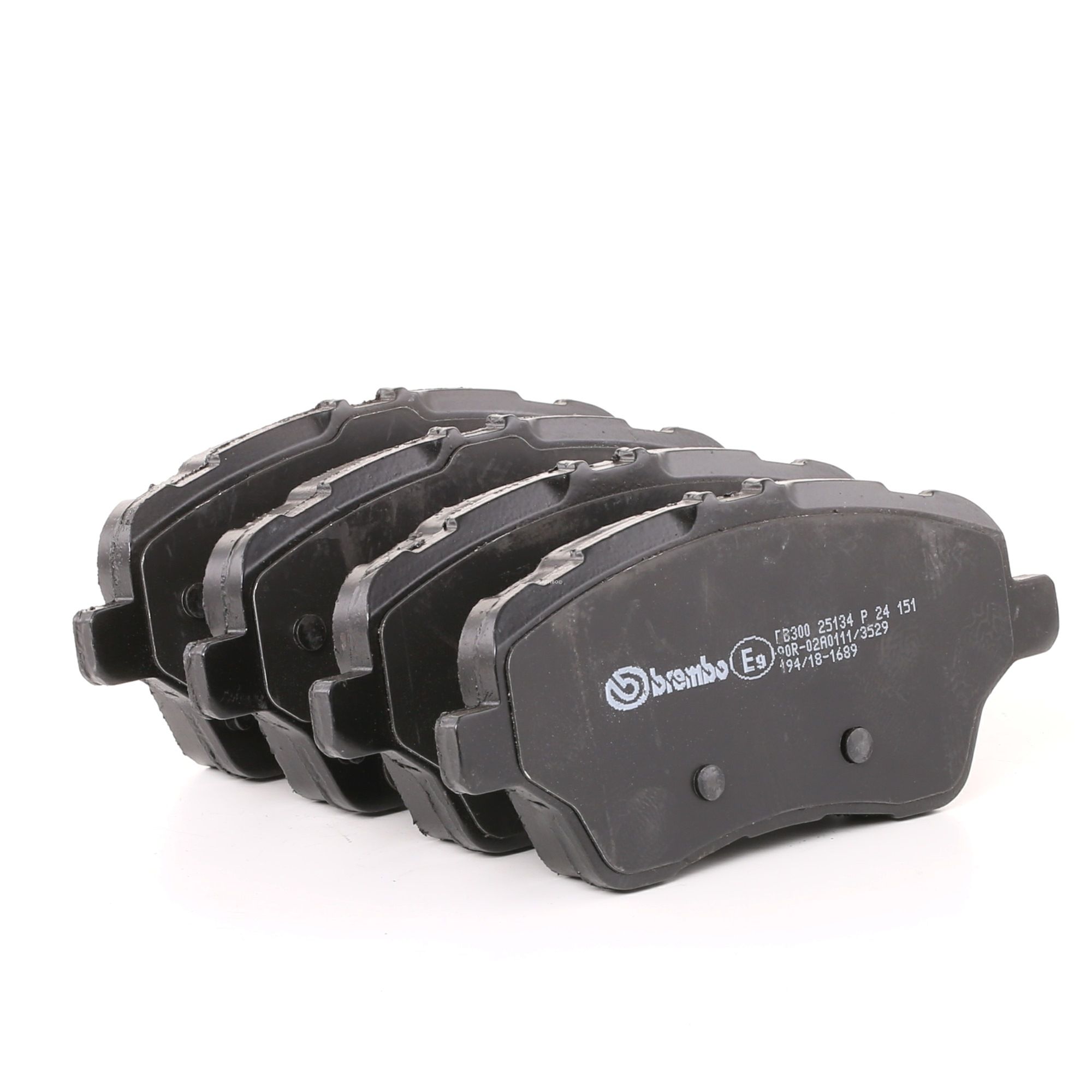 BREMBO Bremsbelagsatz FORD P 24 151 1775672,1848532,AY1Z2001B JY162K021AA,ME8V5J2K021AB,MEMV5J2K021A2A,1860476,2236050,AY1Z2001D,1751951,AY112K021BA Image