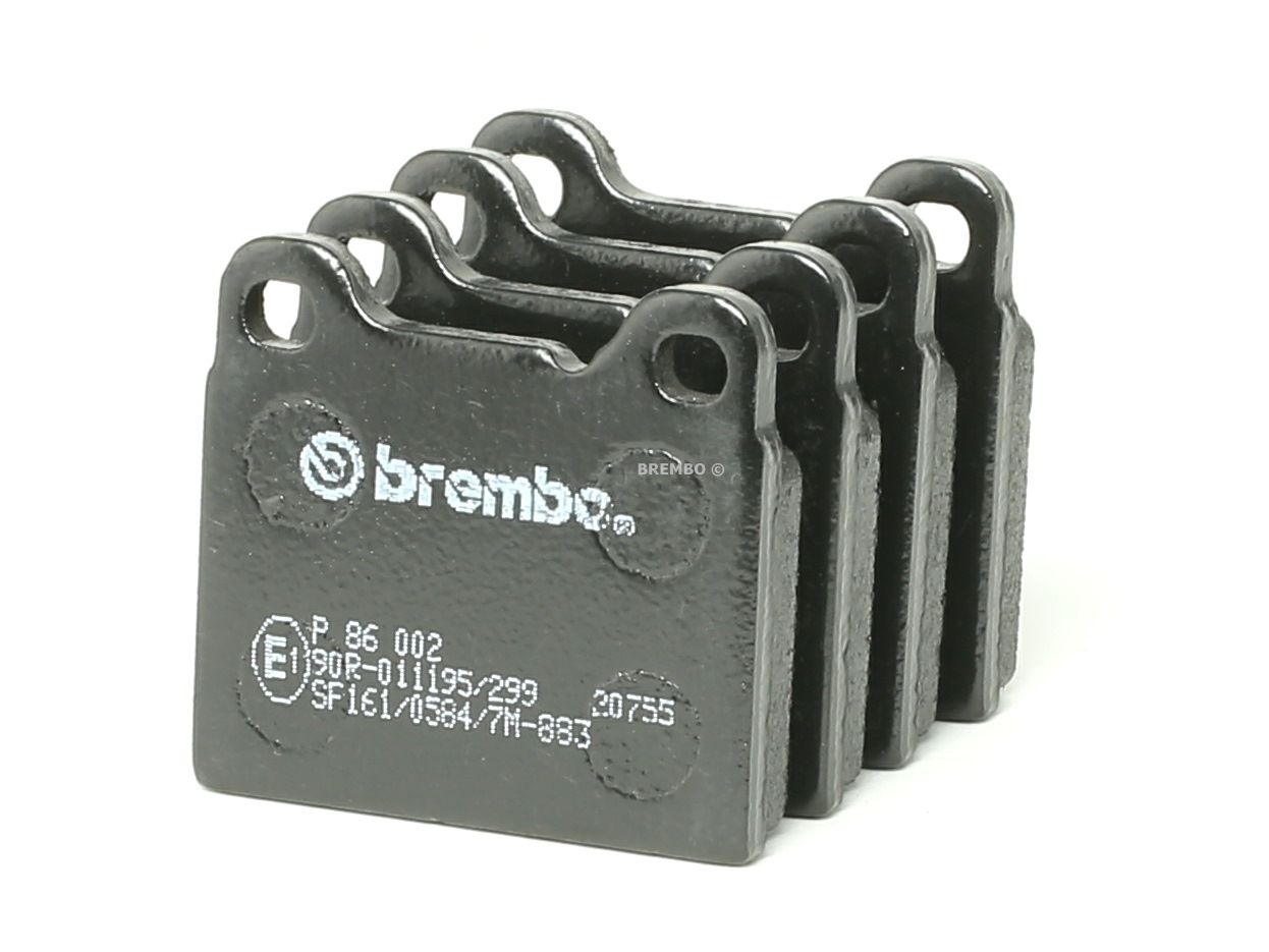 BREMBO Bremsbelagsatz VOLVO P 86 002 7736D861,2715860,2717580 271959,2724078,2724630,272535,271758,272531,272911,31261185,271668,271824,2718245,272569 Image