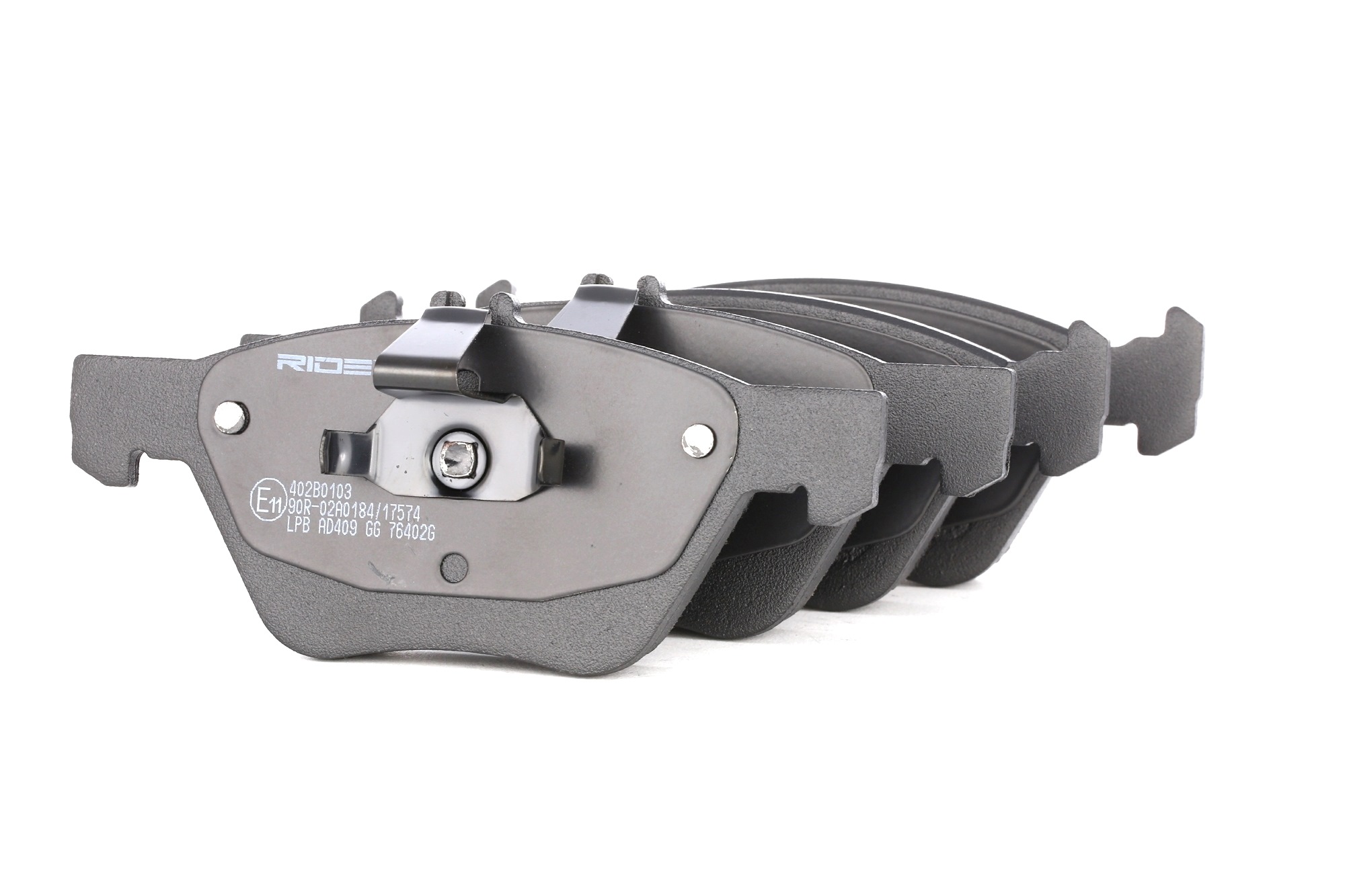 RIDEX Bremsbelagsatz MERCEDES-BENZ,NISSAN,CHRYSLER 402B0103 5139218AB,34208320,44200320 44200720,A0024204520,A0024205020,A0044200320,5114555AA Image