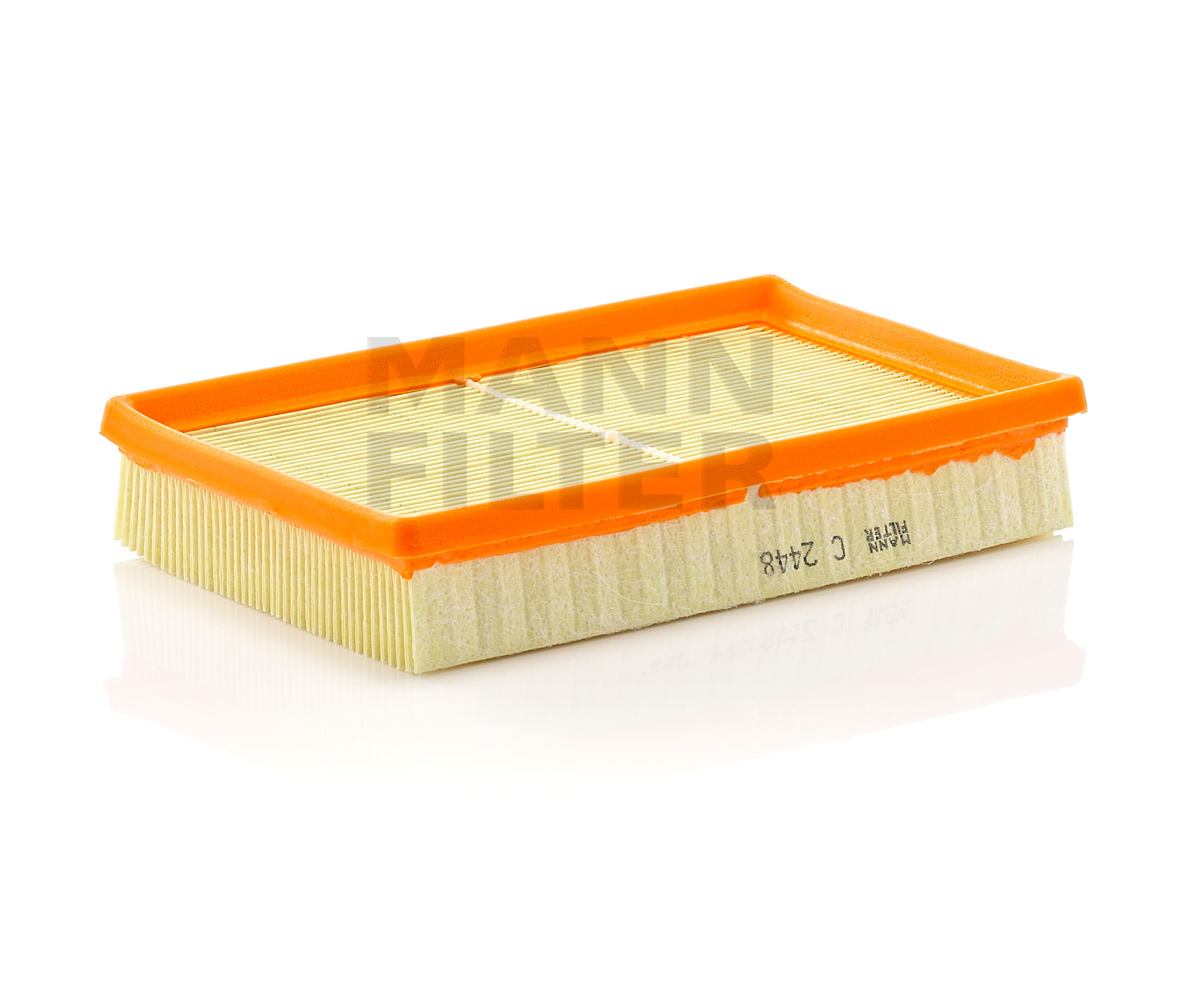 MANN-FILTER Luftfilter SUZUKI C 2448 1378062J00,1378062J00000 Motorluftfilter,Filter für Luft Image