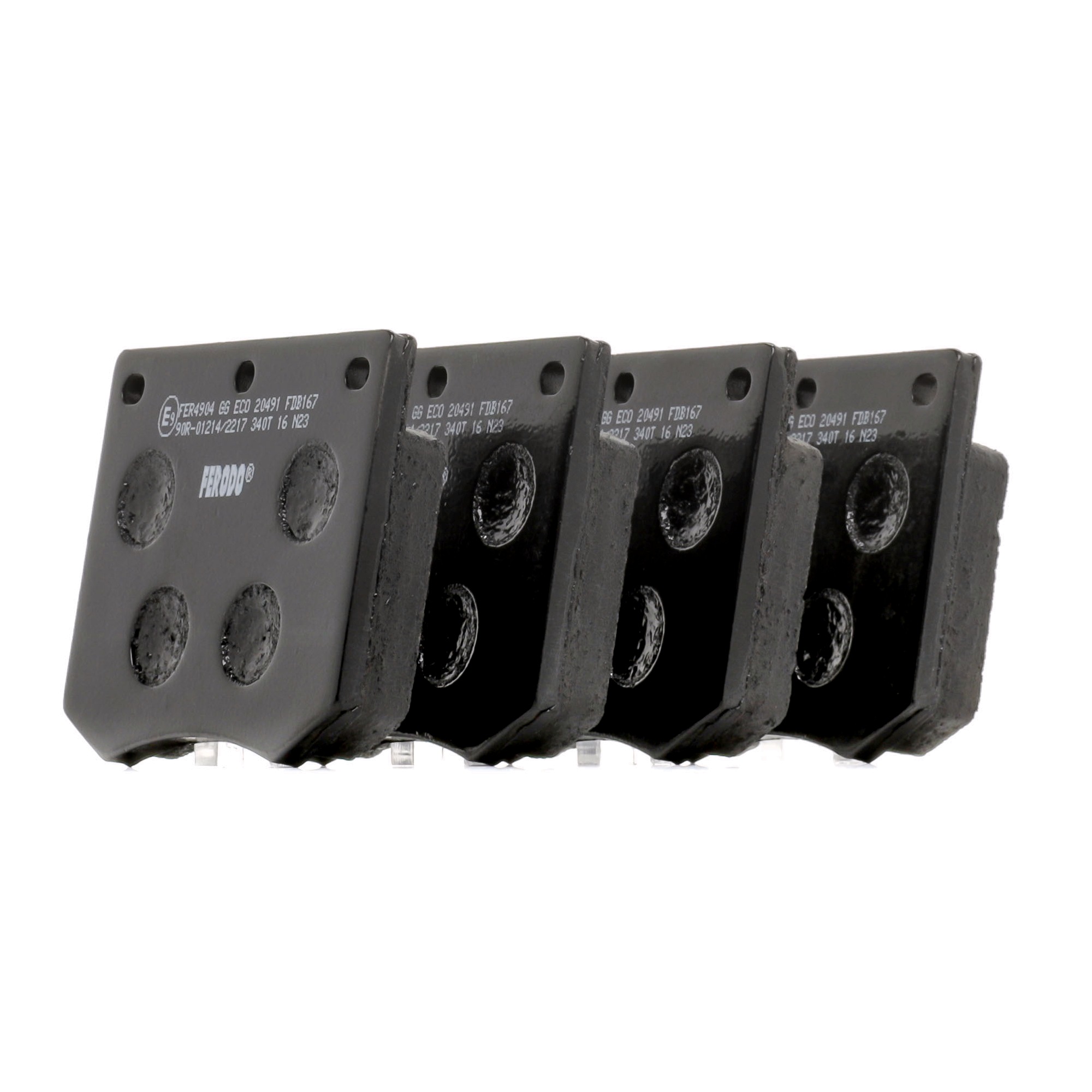 FERODO Bremsbelagsatz FORD,HYUNDAI,CATERHAM FDB167 VBP240,1554287,1565491 1576829,1451626,1540639,1572060,1576830,82GB2K021HA,GBP241,1451625,1502164 Image