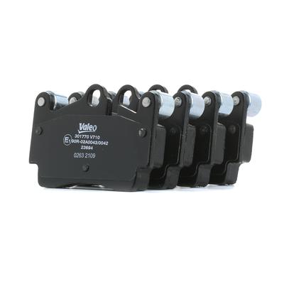 VALEO Bremsbelagsatz VW,AUDI,PORSCHE 301770 95535293950,7L0698451B,7L0698451G 7L0698451H,7L6698451D,95535293901,95535293902,95535293905,95535293906 Image