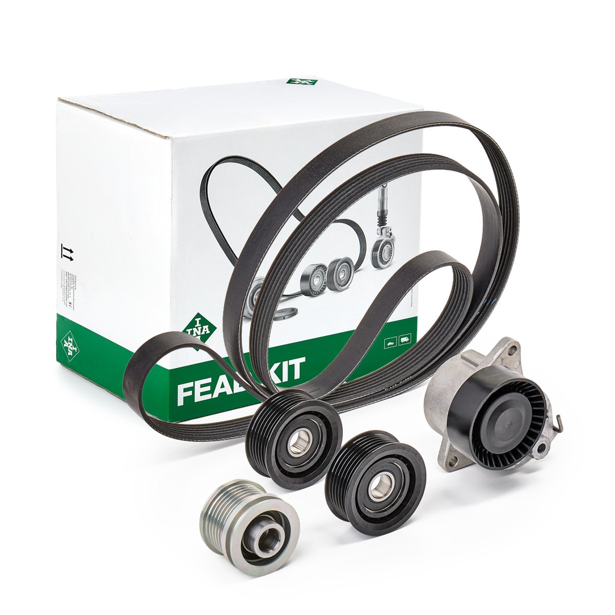 INA Keilrippenriemensatz MERCEDES-BENZ 529 0115 21 A0009063222,A6461540902,0009062100 0009063622,0009065300,0131546802,0141541202,0141541502 Image