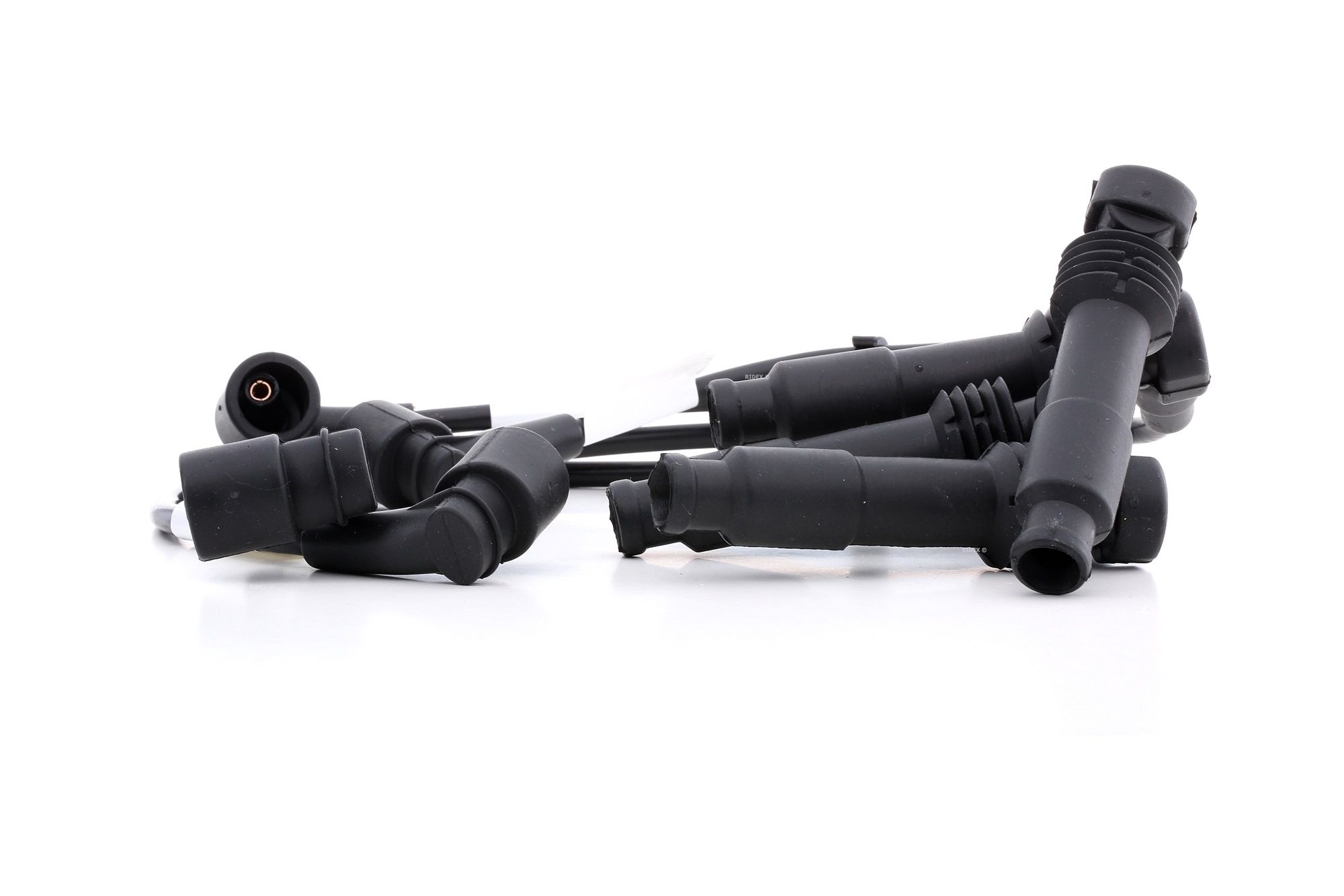 RIDEX Zündkabelsatz OPEL,CHEVROLET,DAEWOO 685I0137 9119169,1612013,90487571 Zündleitungssatz T777C,T986B,96190263,1612001,1612598 Image