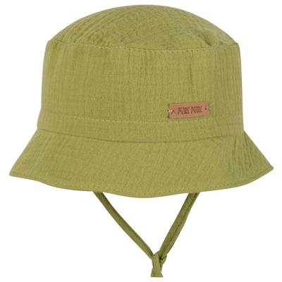 Pure Pure - Kid's Binde-Hut Mull - Hut Gr 49 cm oliv Image