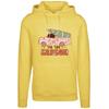 Kapuzenpullover F4NT4STIC "Tis The Season Christmas Drivin Home", Damen, Gr. L, gelb (taxi gelb), Obermaterial: 65% Baumwolle, 35% Polyester, casual, relaxed fit, Langarm, Pullover, Premium Qualität