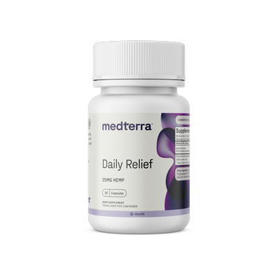 Daily Relief Hemp Capsules, 25mg by Medterra