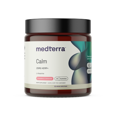 Calm Gummies Gummies, Strawberry Lemonade, 25mg, 40 Count by Medterra