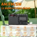 XHDATA D-368 Radio stereo portatile FM AM SW Lettore MP3 con scheda Bluetooth TF Riproduzione USB Altoparlante 4Ω 3W Batteria ricaricabile