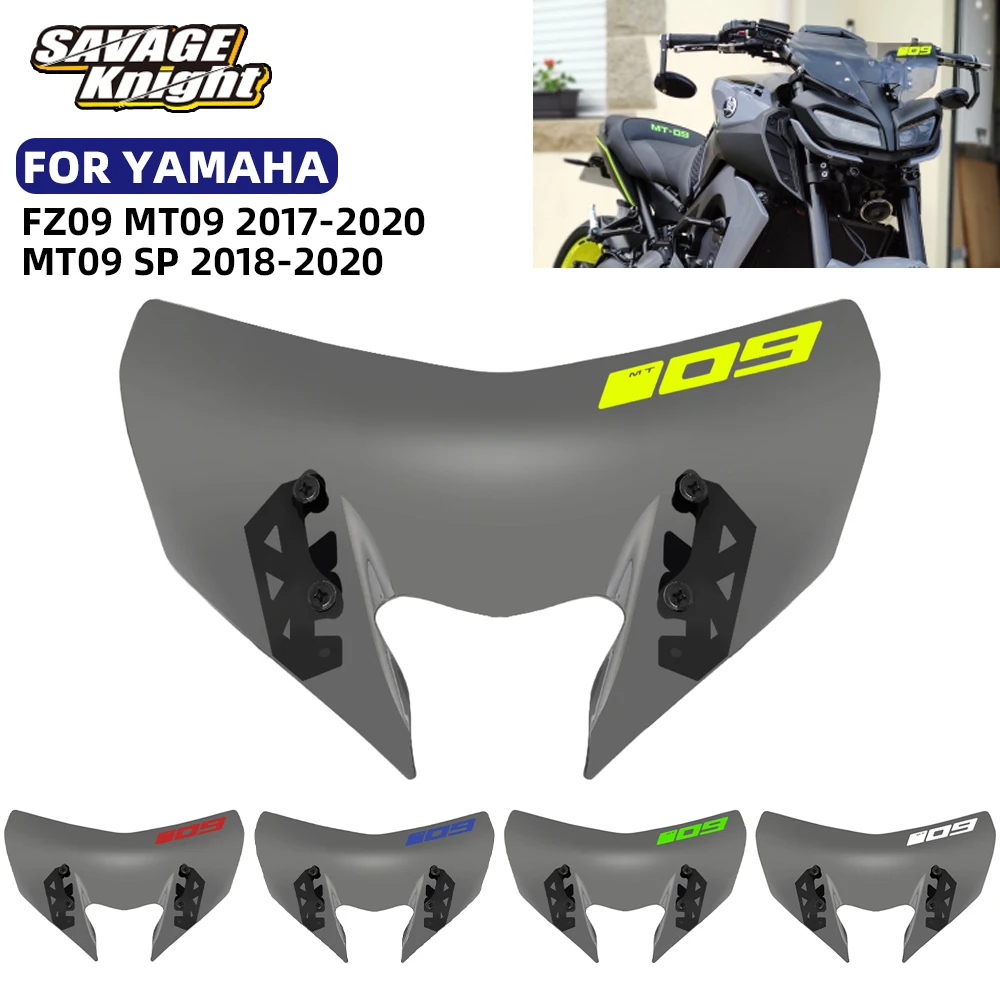 MT09 parabrezza parabrezza per YAMAHA MT09 SP FZ09 moto parabrezza parabrezza Pare-brise 2017-20 FZ MT 09 accessori