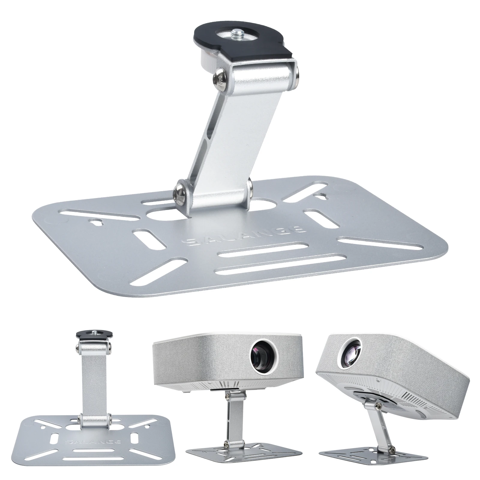 Salange Aluminium Desktop Projektor Ständer Deckenhalterung Robust Gute Qualität Gute Biegungen Halter für HY350 P28A X7 HY320 Projektor Image