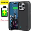 Custodia per batteria da 10000 mAh per iphone 16 Pro Max 15 Plus 14 13 Mini 12 11 Pro Max X XS XR XS 6 6S 7 8 Plus Custodia per caricabatteria
