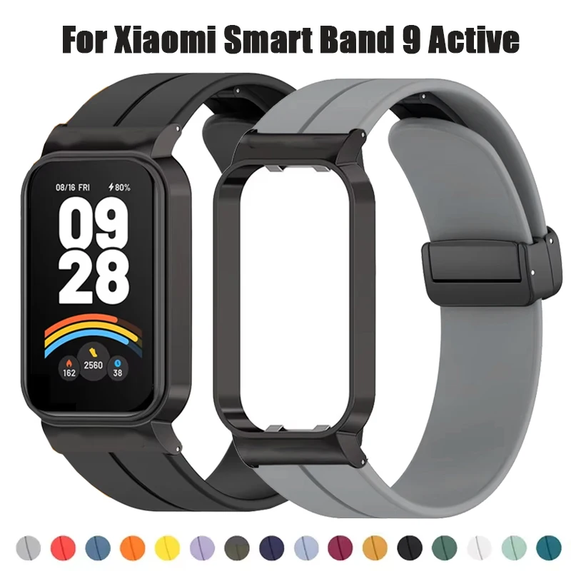 Silikon Strap Für Xiaomi Smart Band 9 Aktive Armband Ersetzt Armband Correa Für Mi Band 9 Aktive Smart Armband Zubehör Image