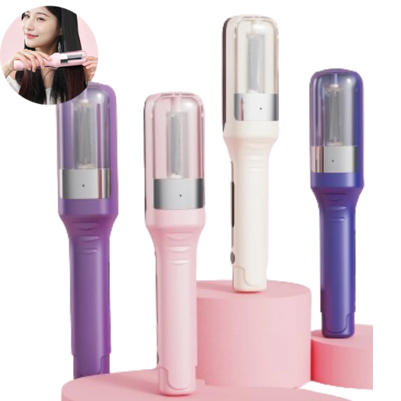 Haarenden-Trimmer, Split-Entferner, trocken, beschädigt, spröde, professionelle automatische Trim-Split-Trimmer für Frauen, kabellose Haarschneidemaschine Image