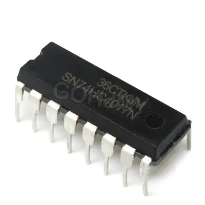10pcs dip-14 sn74hc4017n 74 hc4017n dip neu ic Image