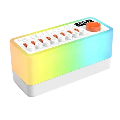 ABAE-White Noise Sleep Sound Machine mit 8 Naturgeräuschen, tragbarem Bluetooth-Lautsprecher, Image