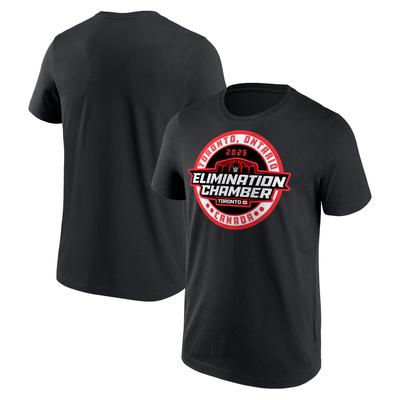 WWE Elimination Chamber 2025 Toronto T-Shirt - Schwarz - Herren Image