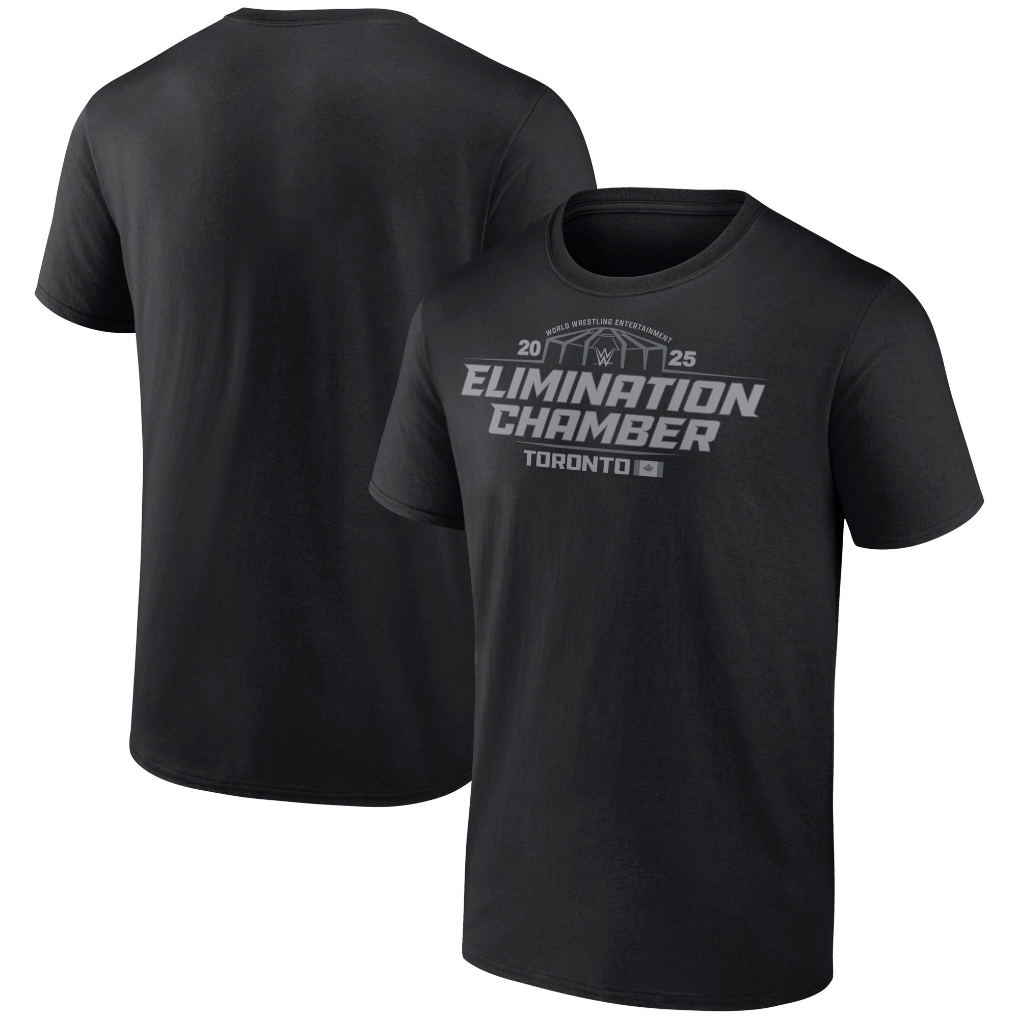 WWE Elimination Chamber 2025 Stealth T-Shirt - Schwarz - Herren Image