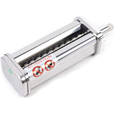 Edelstahl Nudelaufsatz für Kitchenaid Küchenmaschine Pasta Roller Maker Zubehör Set Struktur aus Image