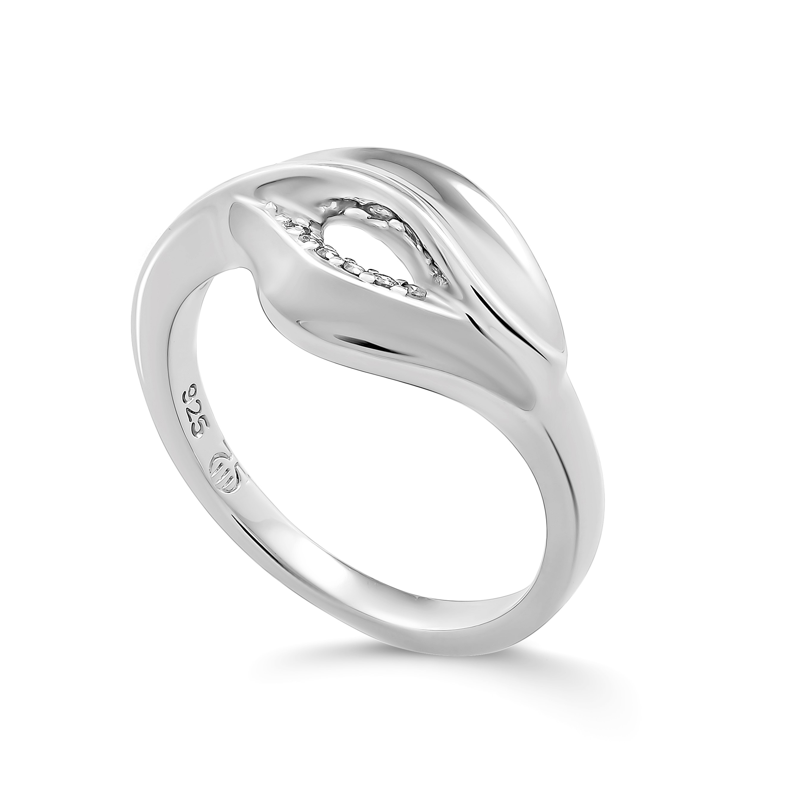Orphelia 'Anet' Damen-Ring aus 925er Sterlingsilber – Silber ZR-7520