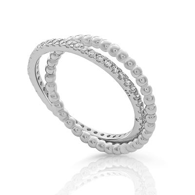 Orphelia 'Everest' Damen-Ring aus 925er Sterlingsilber – Silber ZR-7542 Image