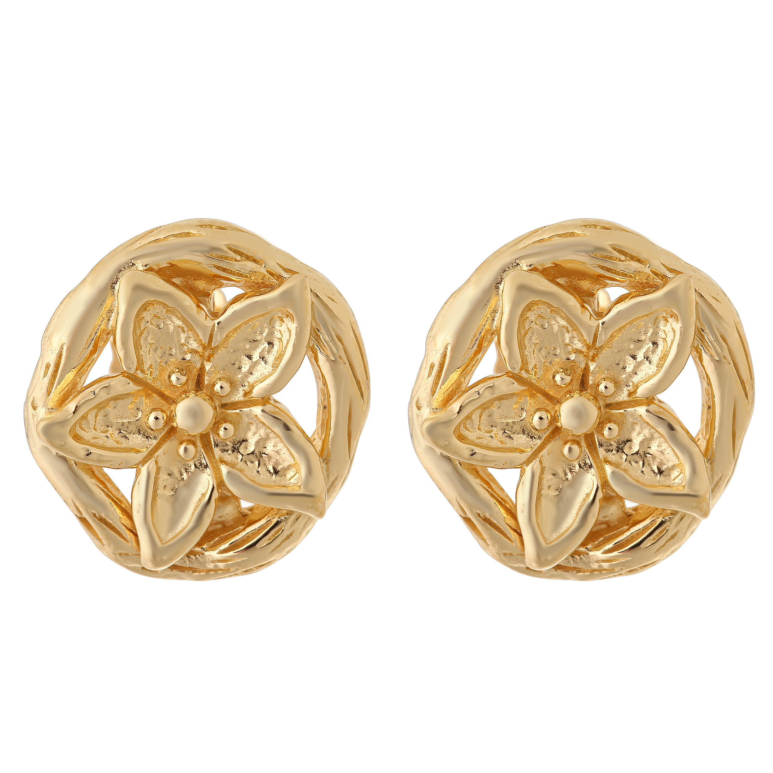 Orphelia Ohrstecker für Damen, 925 Sterlingsilber, Gold ZO-6029/1 Image