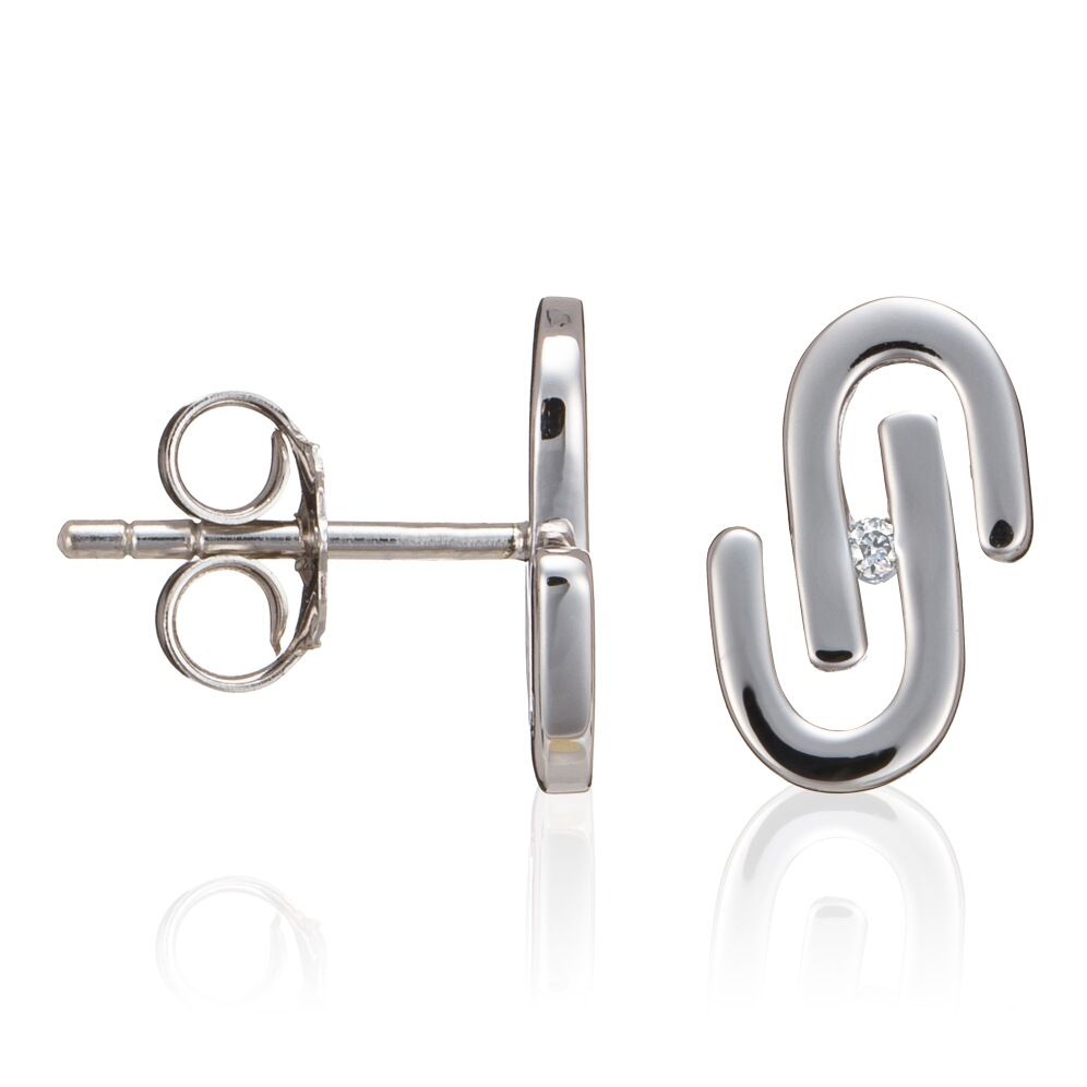 Orphelia Ohrstecker für Damen, 925 Sterlingsilber, Silber ZO-5003 Image