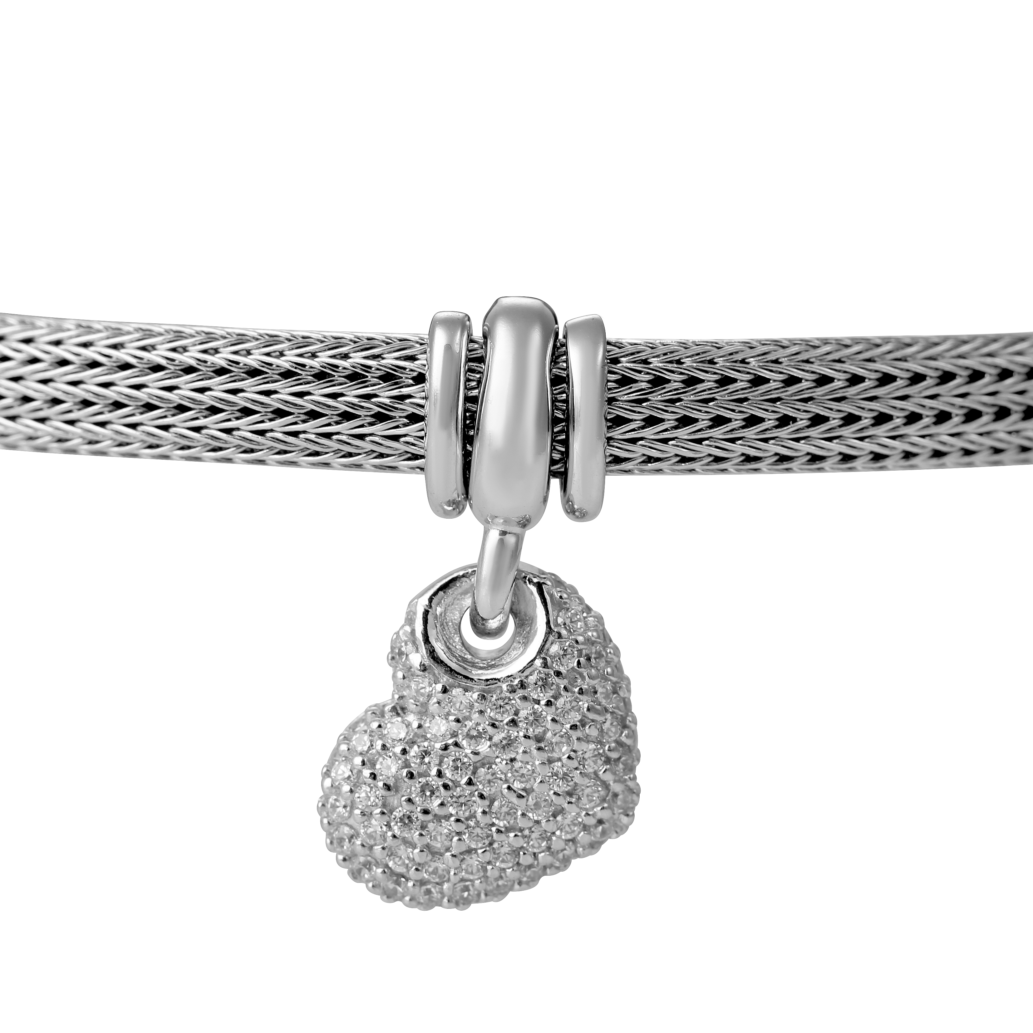 Orphelia 'Coeur' Damenarmband aus 925 Sterling Silber - Silber ZA-7401 Image