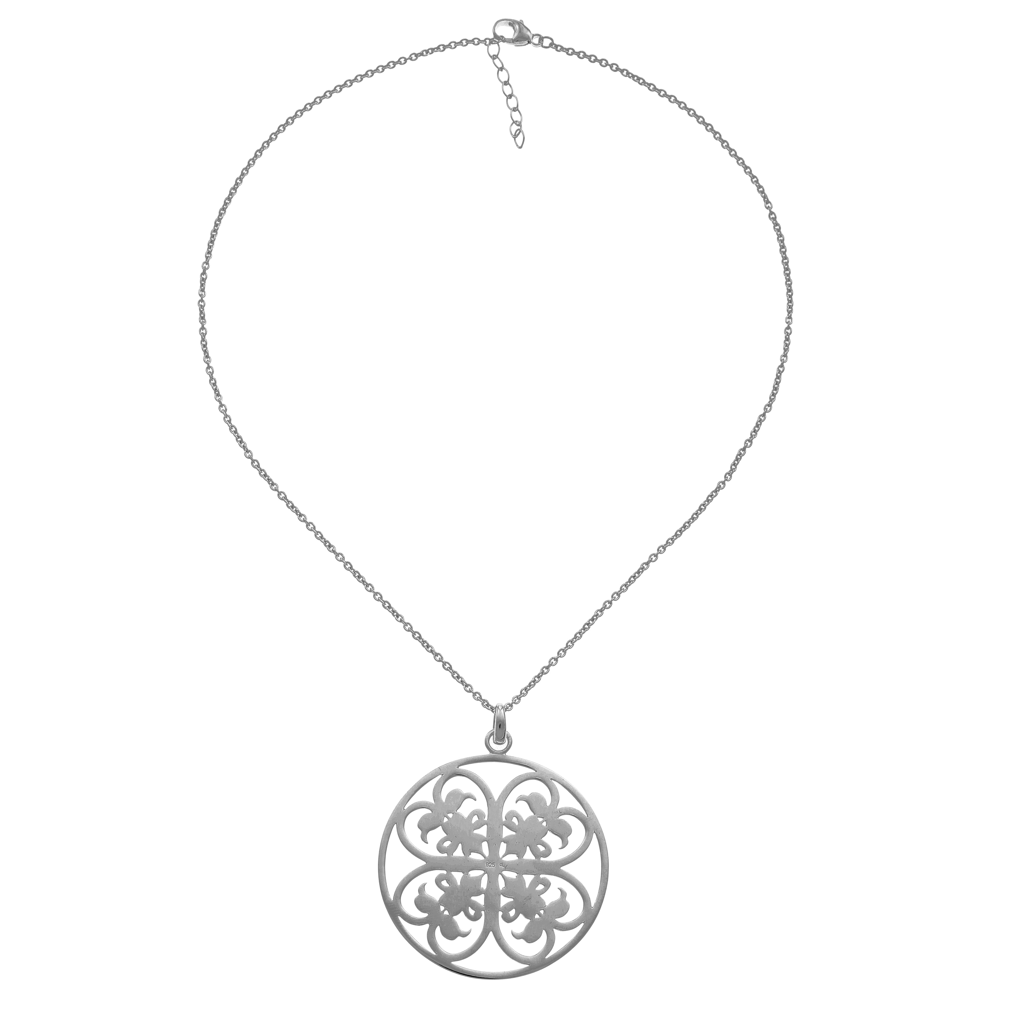 Orphelia Damen-Kette aus 925er Sterlingsilber mit Anhänger – Schwarz ZH-6035/3 Image