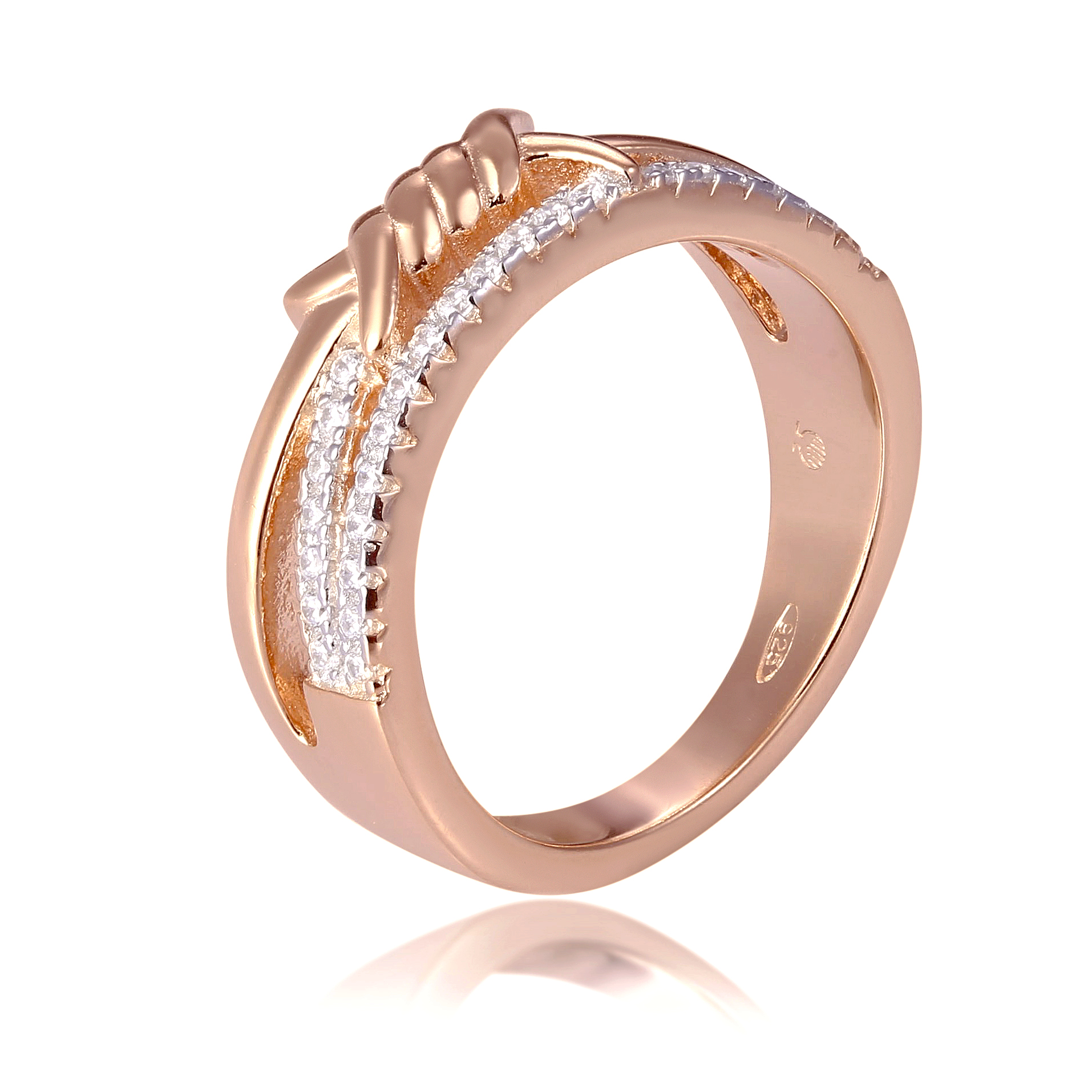 Orphelia Damen-Ring Sterling-Silber 925 – Rosé ZR-7421