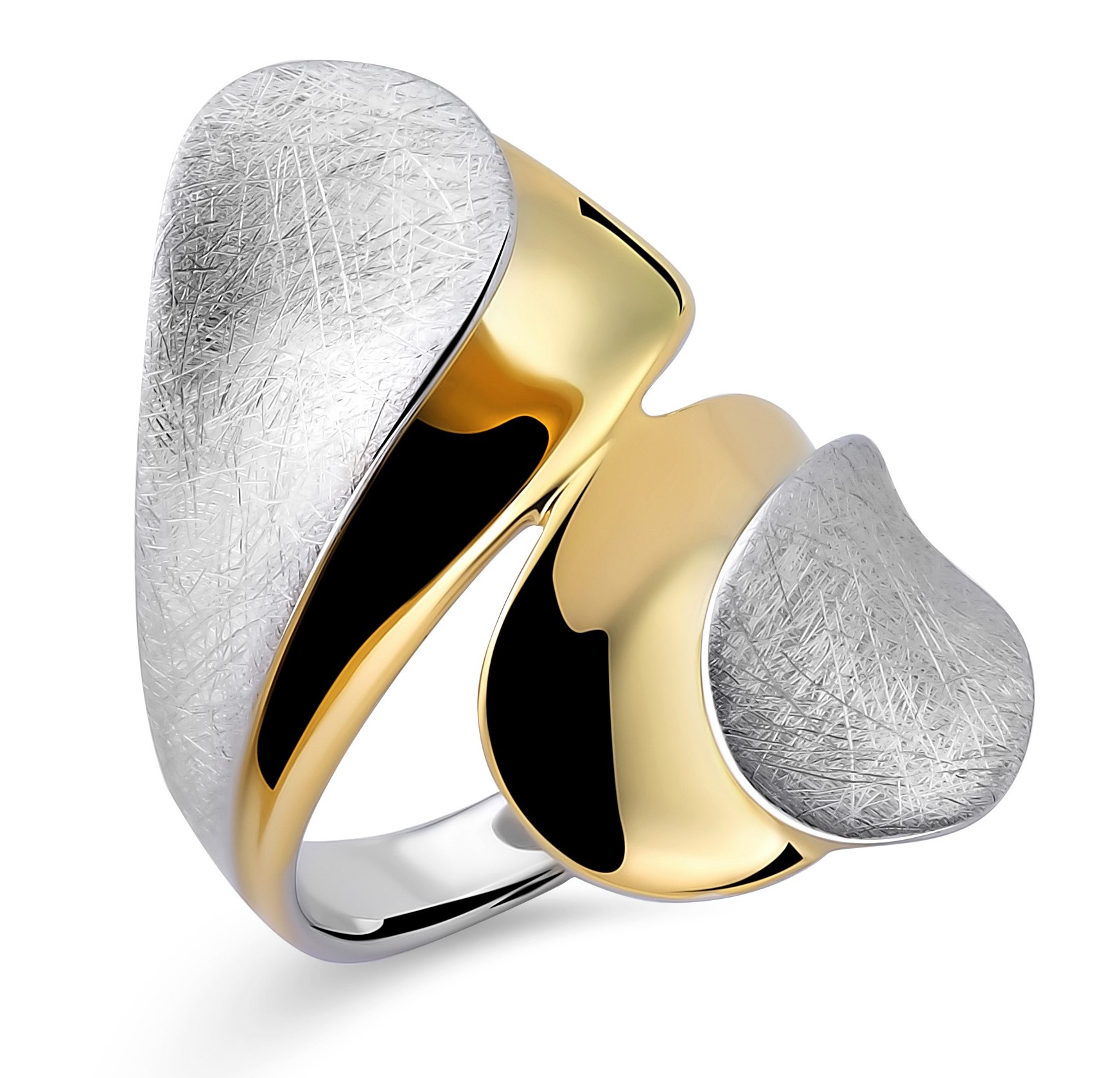 Orphelia Damen-Ring Sterling-Silber 925 – Silber/Gold ZR-7508 Image