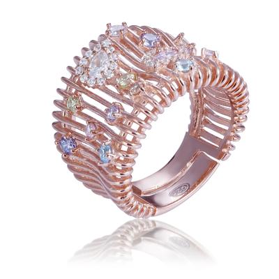 Orphelia Damen-Ring Sterling-Silber 925, Rosé, ZR-7446 Image